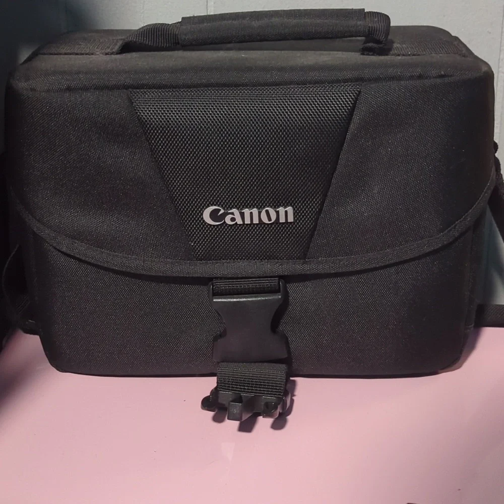 Canon Rebel T7 Dslr Video Two Lens Kit W/ Ef-s 18-55mm & Ef 75-300mm Lens, Black